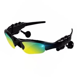 Smart Bluetooth Audio Sunglasses with Surround Sound and Polarized Lenses (Green lens)