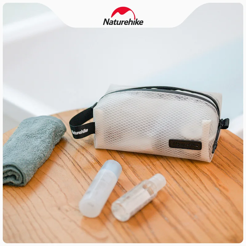 Wash Storage Bag Naturehike TPU Wash Bag Outdoor Square Storage Bag Anti Splashing Makeup Swimming Storage