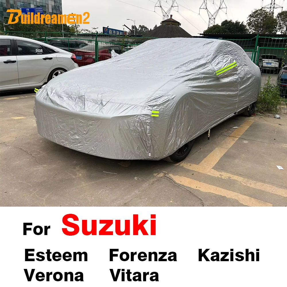 

Buildreamen2 Waterproof Car Cover For Suzuki Vitara Kazishi Forenza Verona Esteem Sun Snow Rain Protection Full Auto Cover