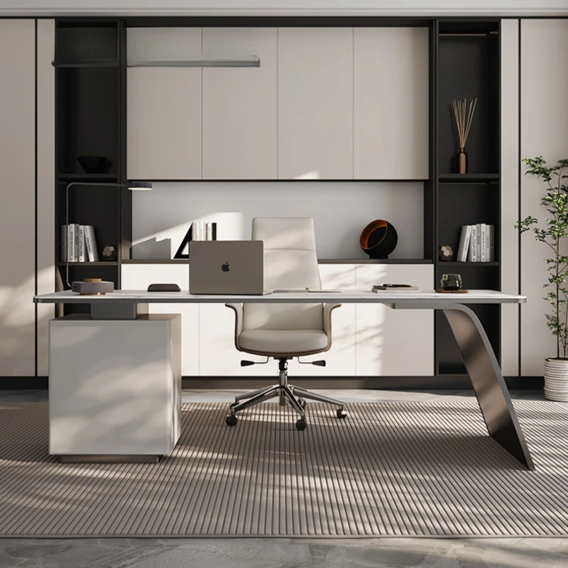 Design Slate Office Desks Luxury Modern Simplicity Home Office Desks Computer Write Escritorio Ordenador Work Furniture QF50OD