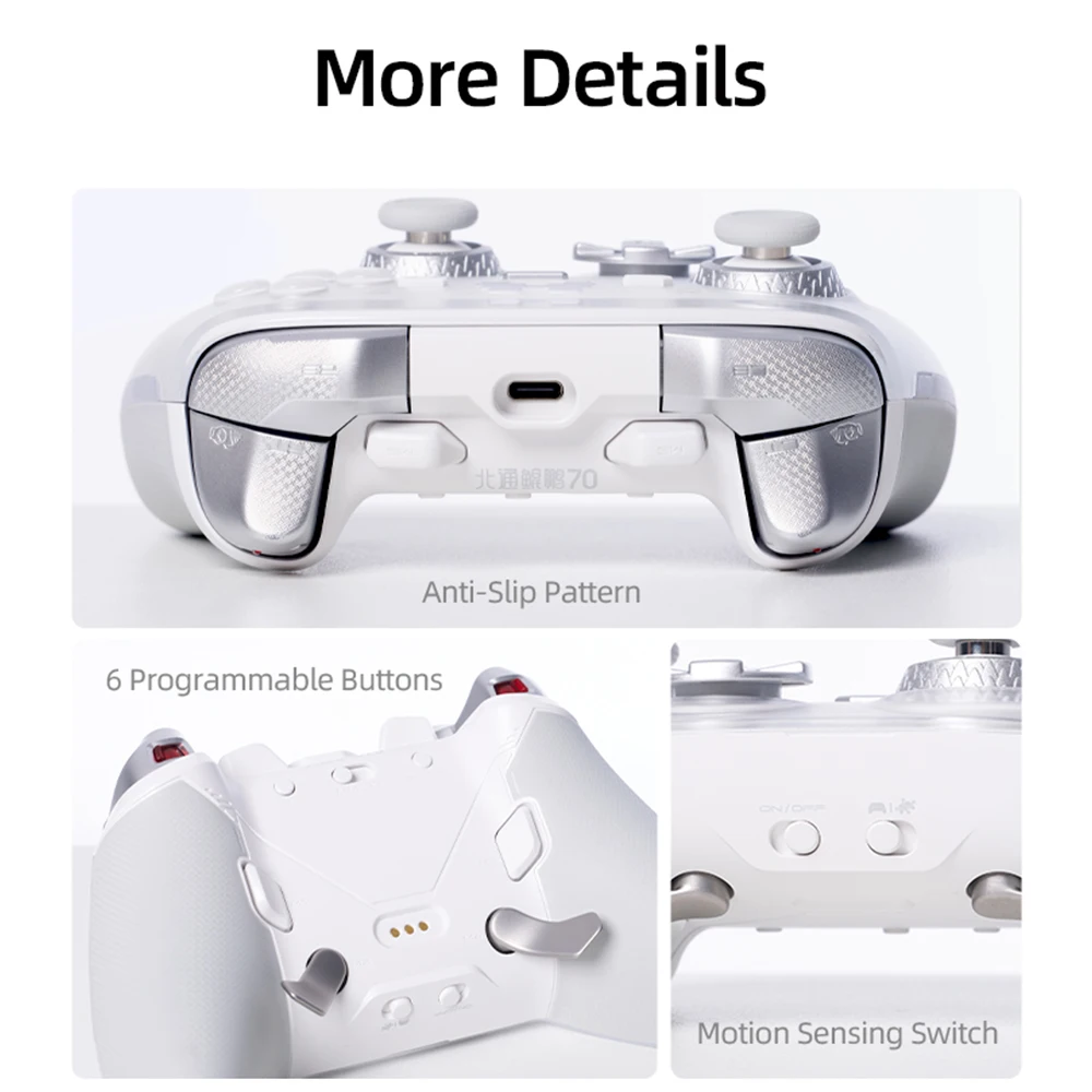 BEITONG KP20 Contrôleur Sans Fil pour PC, Switch/Switch 2, Android, TV, Steam Deck, Manettes TMR/Déclencheurs Hall, Bluetooth et Manette avec un Taux D'interrogation 1000Hz, ABXY Coutons Mécaniques BEITONG KP20 Contrôleur Sans Fil pour PC, Switch/Switch 2, Android, TV, Steam Deck, Manettes TMR/Déclencheurs Hall, Bluetooth et Manette avec un Taux D'interrogation 1000Hz, ABXY Coutons Mécaniques