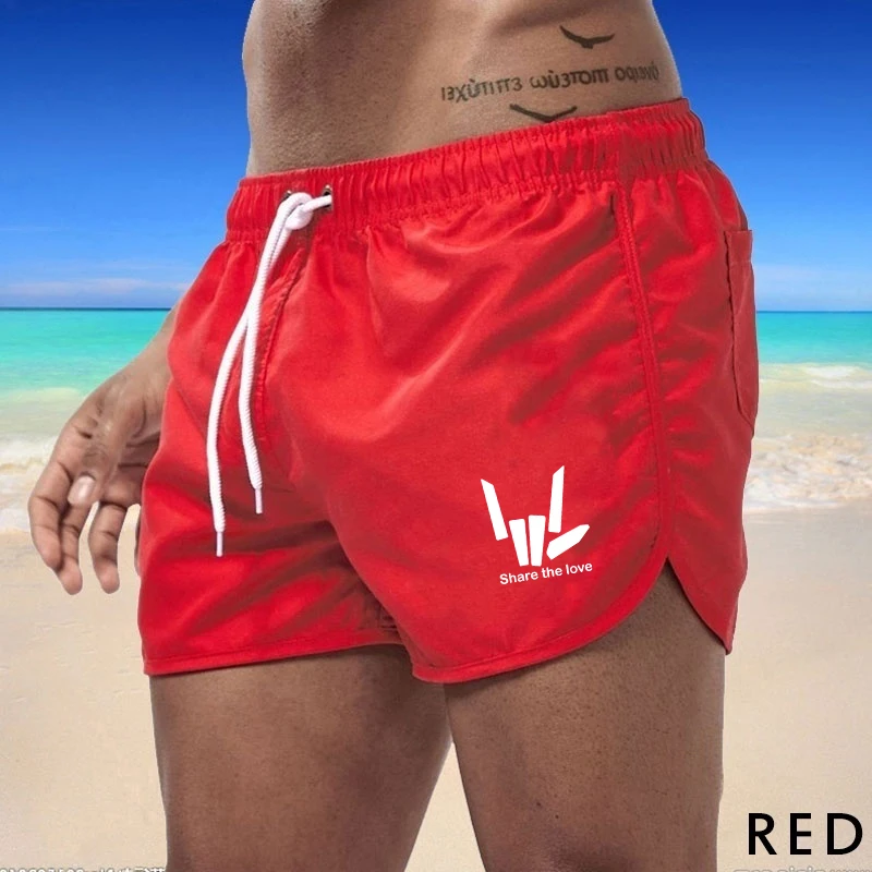 Summer Quick-Dry Shorts Men Swimwear Beach Shorts Swim Shorts Beach Wear Sports 4