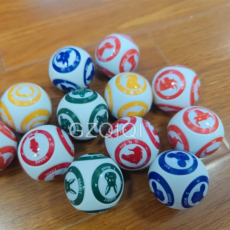 12 Zodiac lottery machine balls lottery machine numeros de bingo bingo profesional com cartela lotto chips