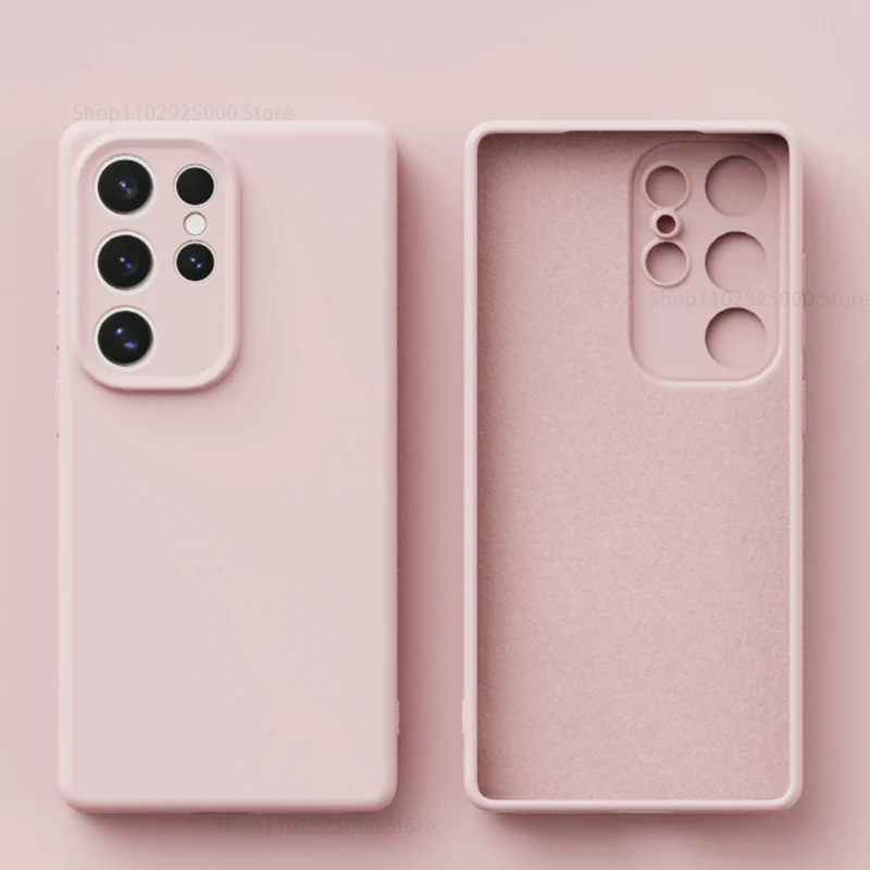 Luxury Liquid Silicone Shockproof Protective Case - Soft Back Cover
