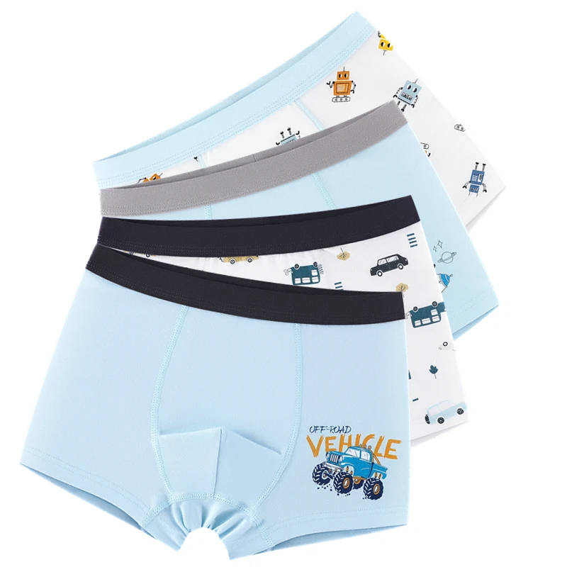 

Cotton Underwear Boxer Boys Stretchy Cars Panties Bottoms Kids Clothes for 7 8 9 10 11 12 Years Old OKU203008