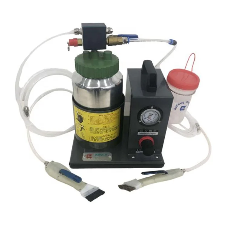 

High quality semi-automatic box gluing machine leather for Bags and Footwear