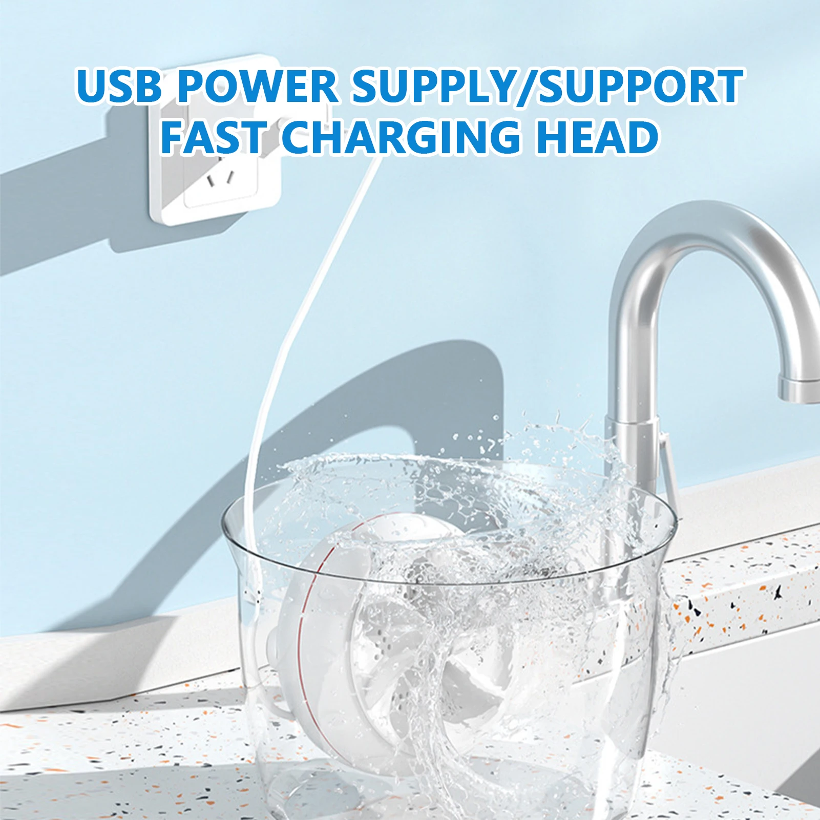 Mini Ultrasonic Turbo Washing Machine Stain Removing Portable USB Powered Removes Dirt Clothing Cleaning Washing Machine Travel