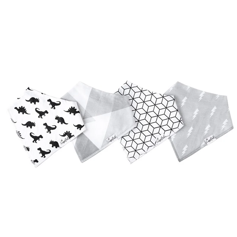 F62D 4PCS ҳ  ι ҳ ⼺  ħ 긮 ι Burp Cloth Bandanas  ϰ   ΰ