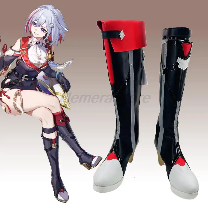 

Honkai Star Rail Costume Men Halloween Costumes Woman Cosplay Topaz Adult Wigs Anime Male Japanese Women Shoes Women's