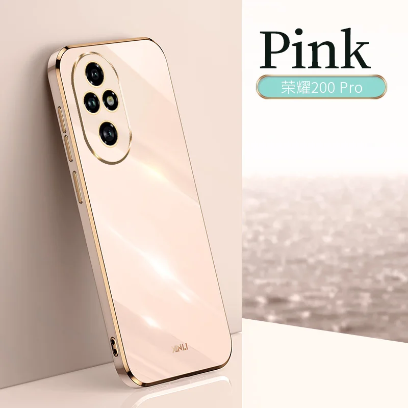 Luxury 6D Plating Silicone Shockproof Bumper Phone Case