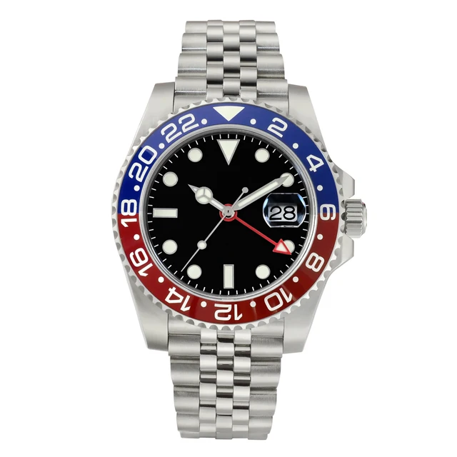 San Martin Gmt Luxury Men Watch Jubilee 