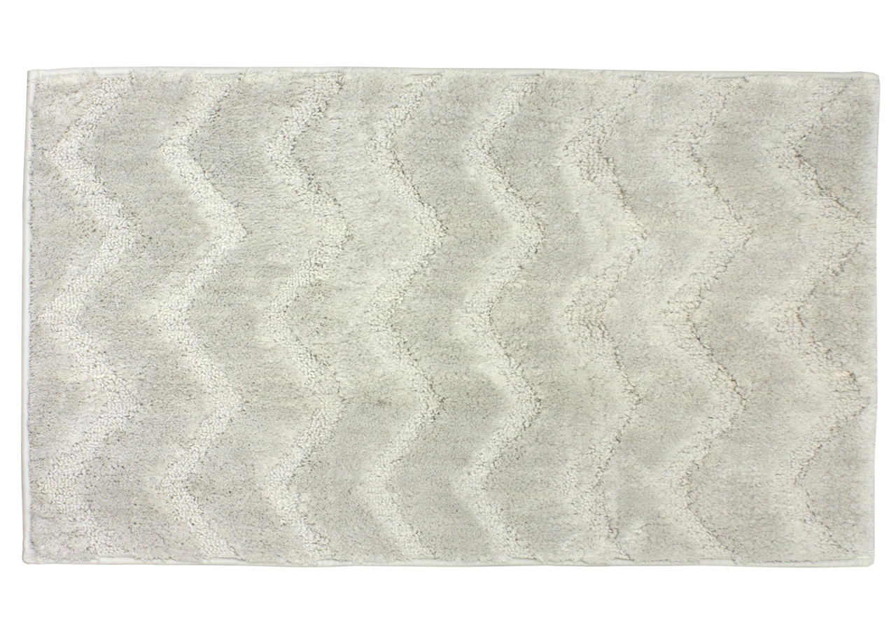 Carpet home bathroom soft plain Zig Zag pattern ZigZagaria various