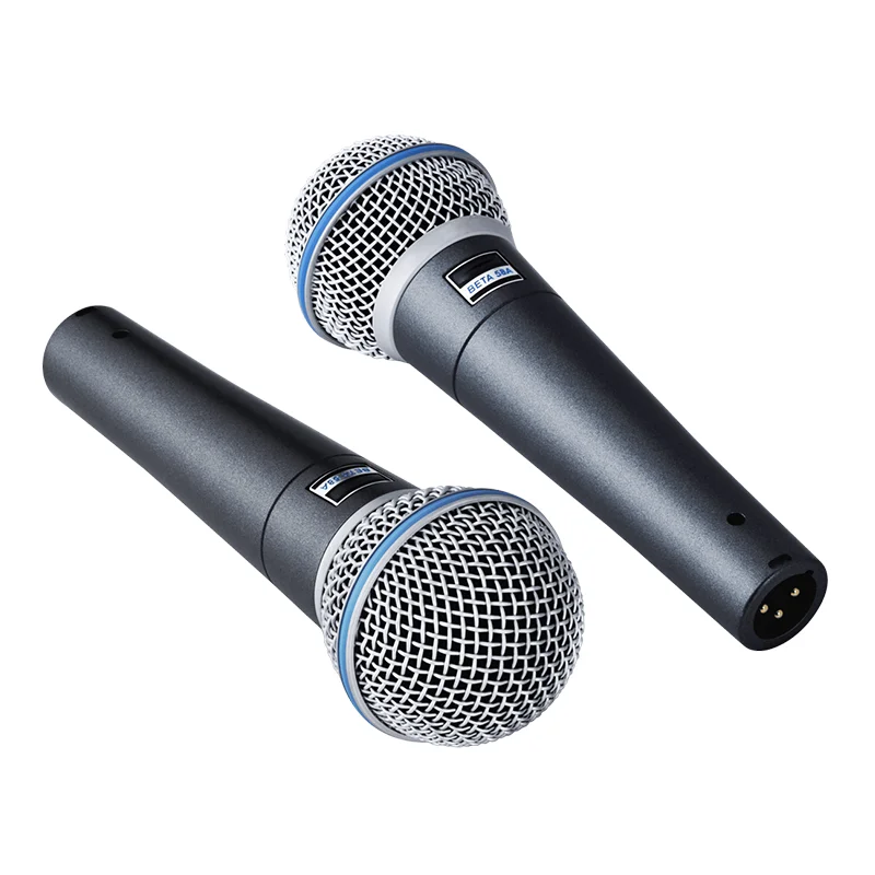 Professional Wired BETA58 with Transformer Supercardioid Microphone for Karaoke Studio