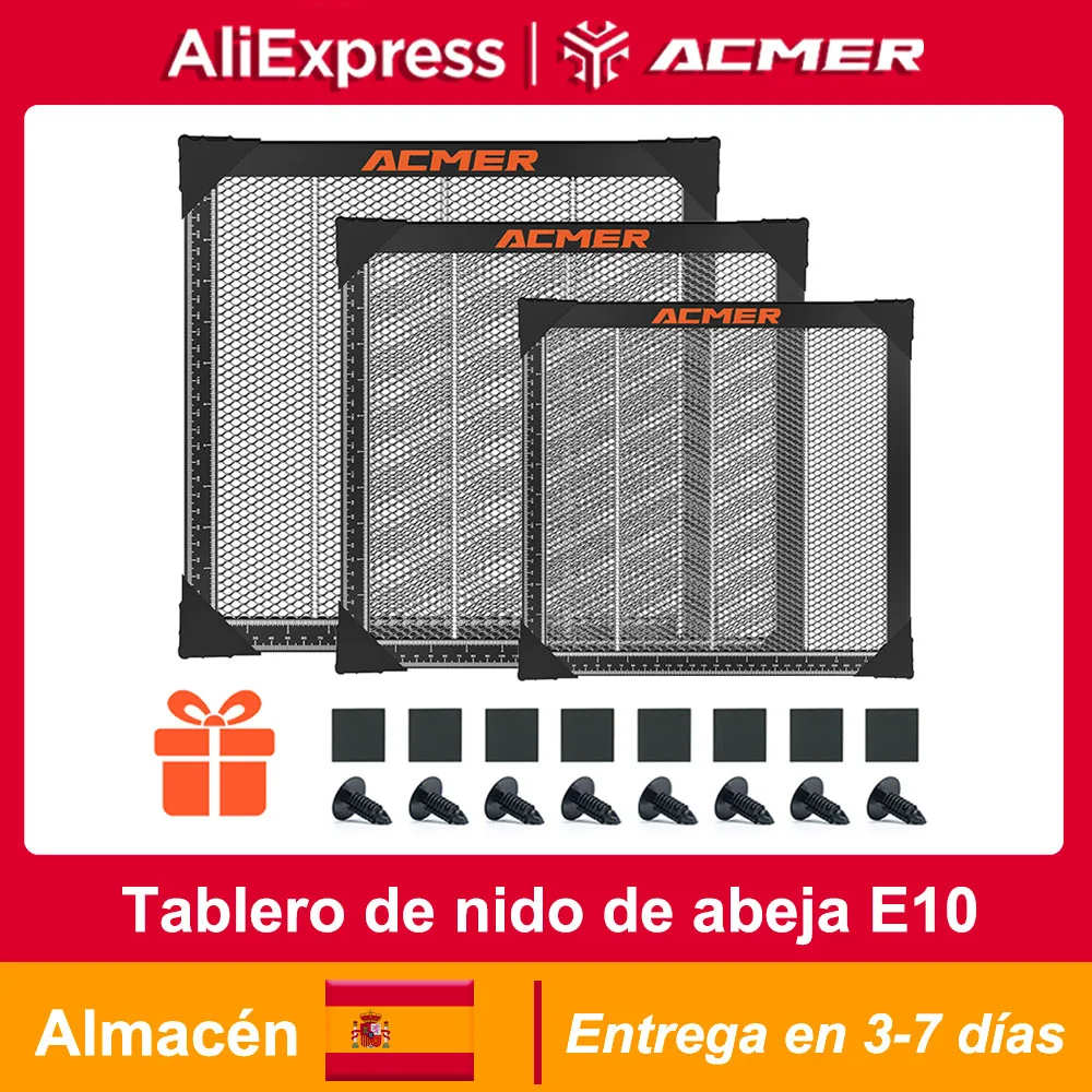ACMER Laser Honeycomb Working Table Desktop Protection Heat Dissipation Universal Honeycomb Panel 400x400/440x440/500x500mm