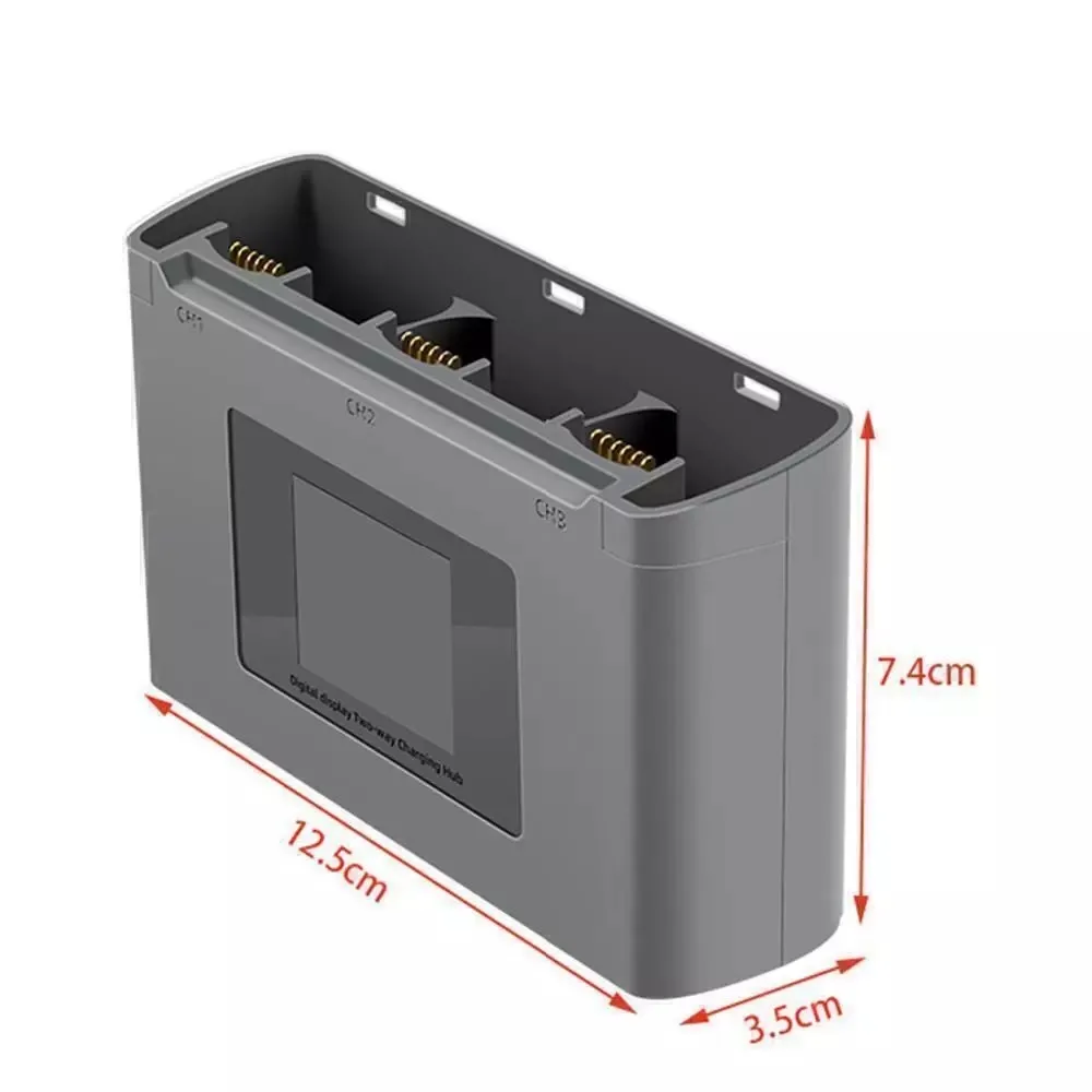 Chargeur Batterie DJI Mini 2 SE/Mini 2/Mini SE/Mini 4K – 3 Batteries + USB-C