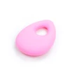 Romantic Angle Tear Pendant Silicone Teething Necklace 1pc Teether Beads For Baby Nurse Gifts For Mom Custom Jewelry 5