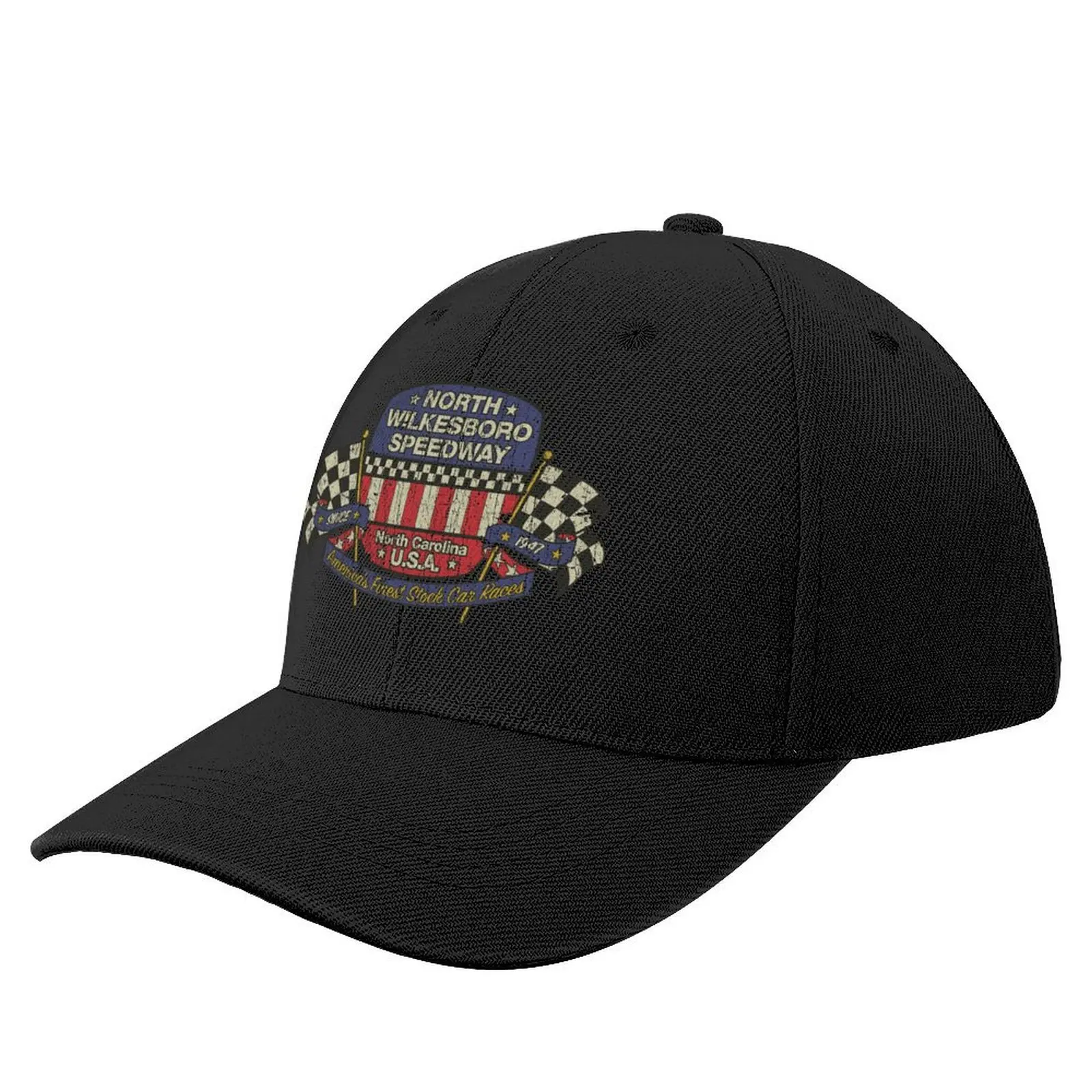 North Wilkesboro Speedway 1947 Baseball Cap Cosplay western Hat black Women Men's