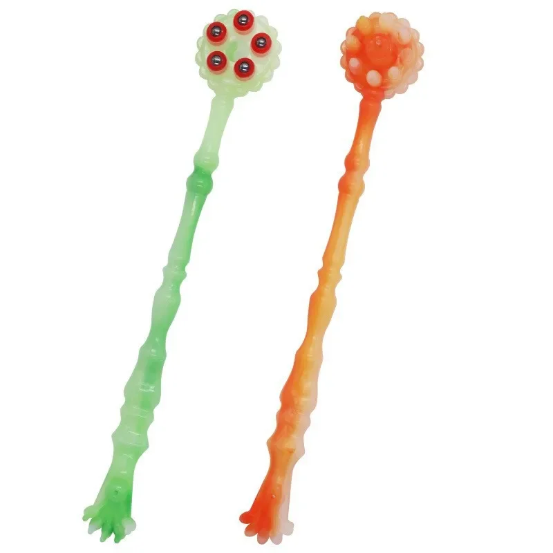 Extensible Massage Dual-Side Hammer Multifunction Shoulder Neck Back Massager Tools Fitness Relieve Tension Massage Roller Stick