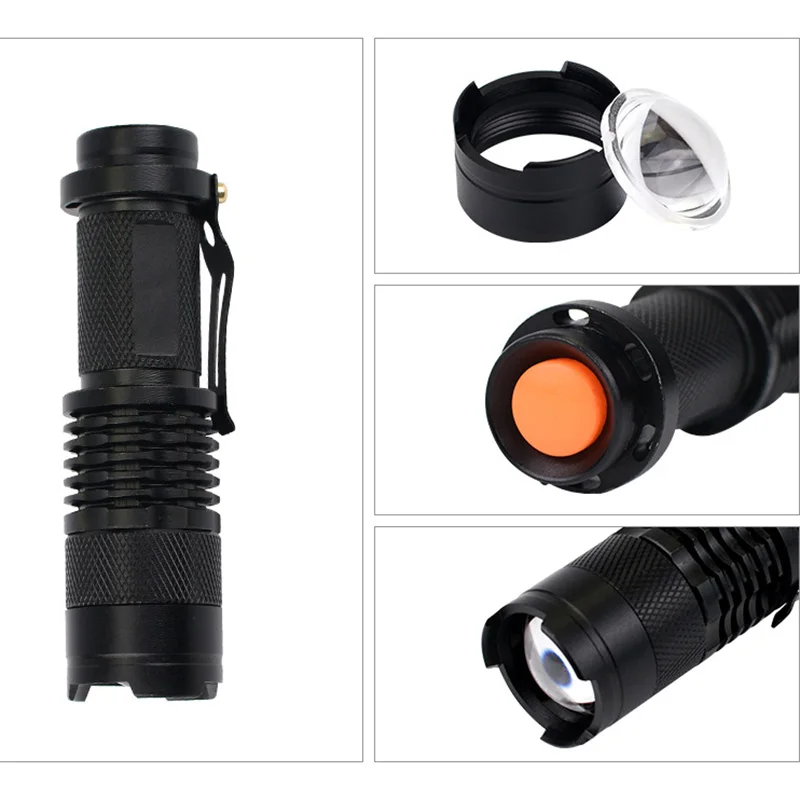 

Mini Small Torch Handheld Powerful LED Tacticals Pocket Waterproof Flashlight 1000Lumens Outdoor Camping Light For Home Travel