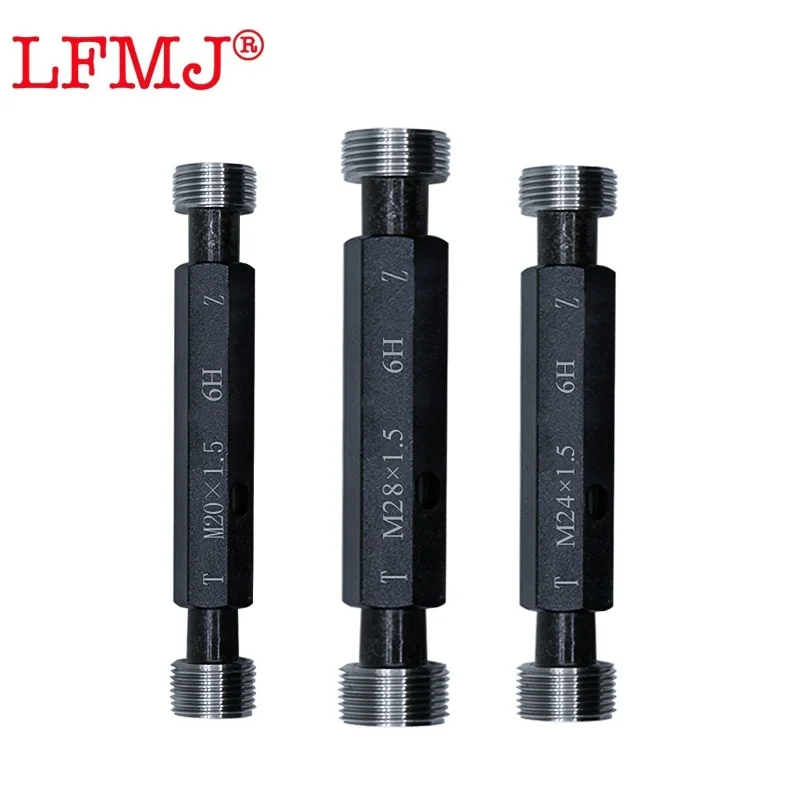 1pcs 6H M59-M71 강철 미터법 나사 표준 미세 스레드 플러그 게이지 고품질 도매 측정 도구 M59M60M61M62M63M64-M71