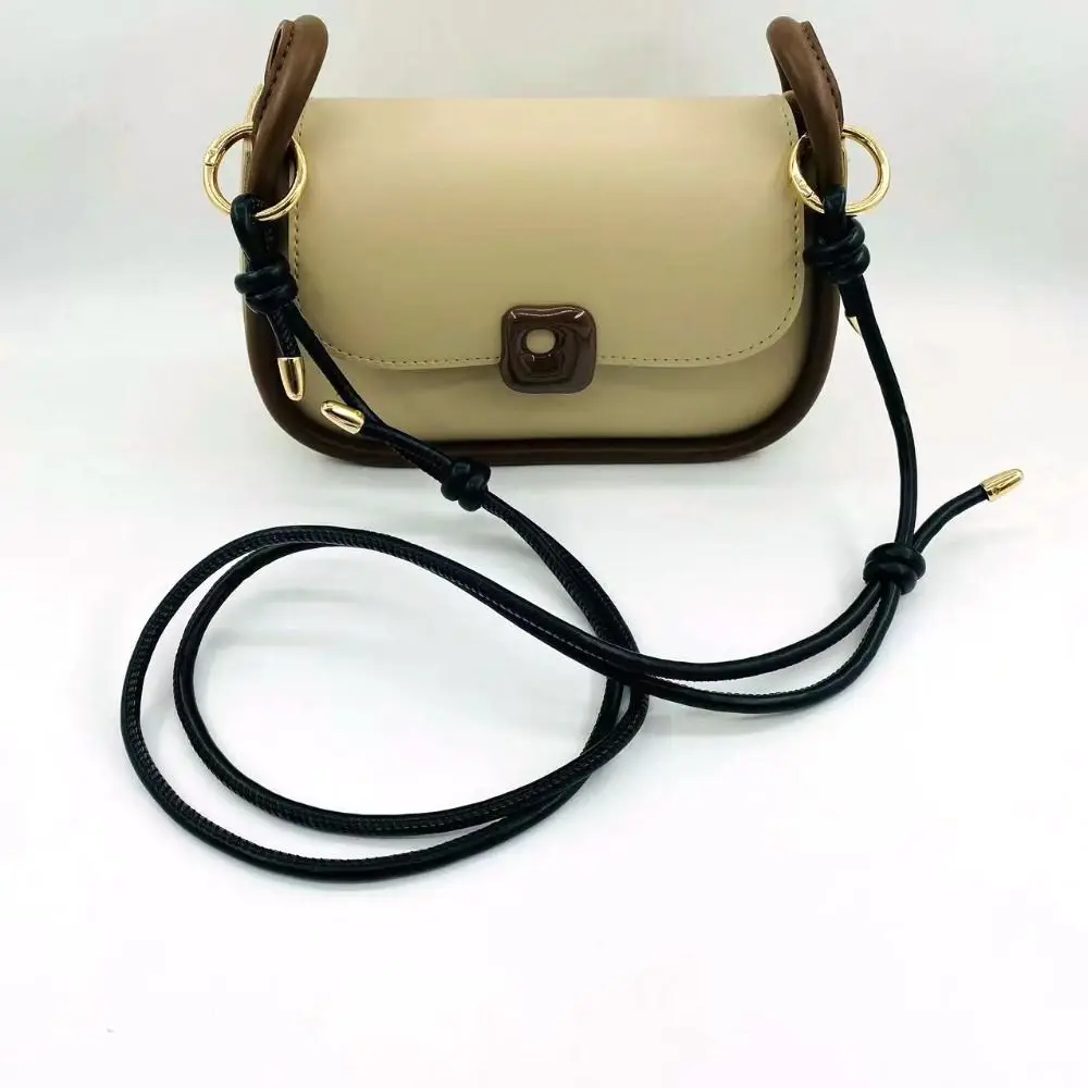 Sangle de Sac à Bandoulière de Remplacement Créative Réglable en PU Accessoire de Sac pour Femmes (Noir, Boucle Argentée
