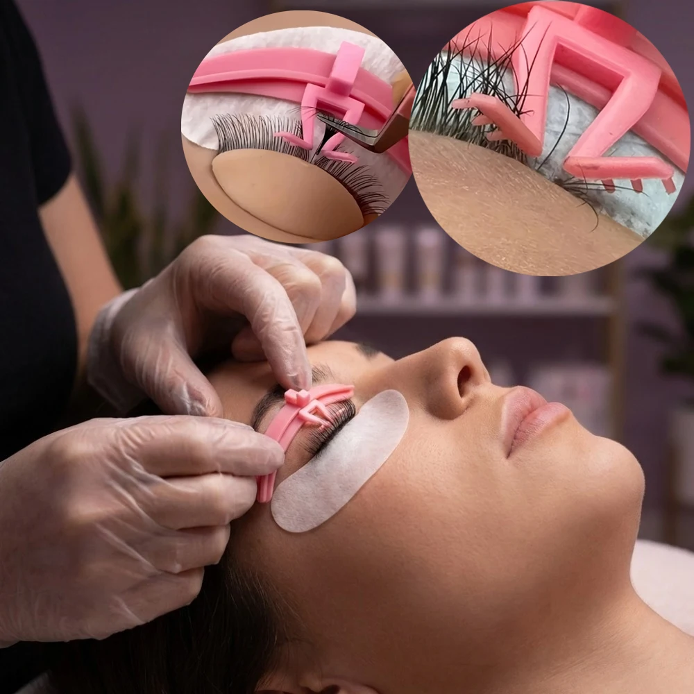 재사용 가능한 속눈썹 분리기 액세서리(속눈썹 연장용), 초보자를 위한 속눈썹 ..