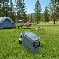 Chauffe-eau au gaz portable pliable et écologique de 6 L avec combustible propane/butane - Conception peu encombrante pour le camping et l'utilisation en caravane 1
