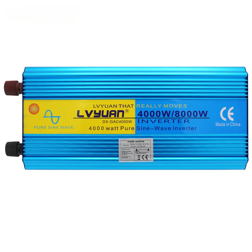 

Lvyuan 4000W 8000W Pure Sine Wave High Power Inverter 12V inverter US Socket