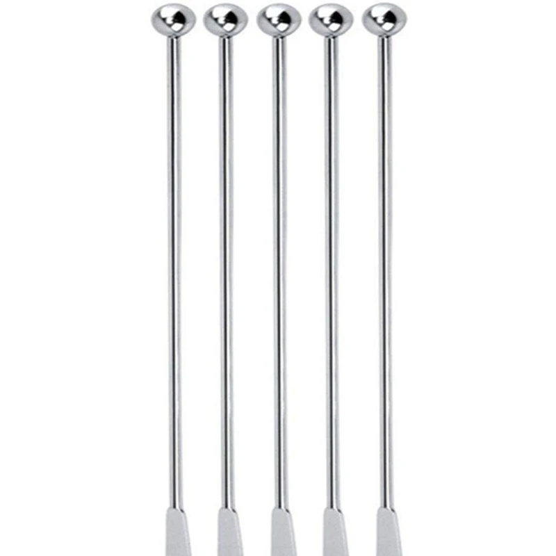 Stainless Steel Flower Reusable Coffee Stirrers Swizzle Sticks