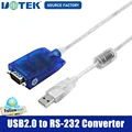 UOTEK 3M USB to RS232 Converter DB9 USB2.0 RS-232 Conversion Cable Serial Connector COM Adapter with Imported Chip UT-880J