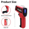 LCD Industrial Electronic Thermometer NonContact -50~600°C Digital Laser Temperature Meter Gun Laser Point Infrared Thermometer 6
