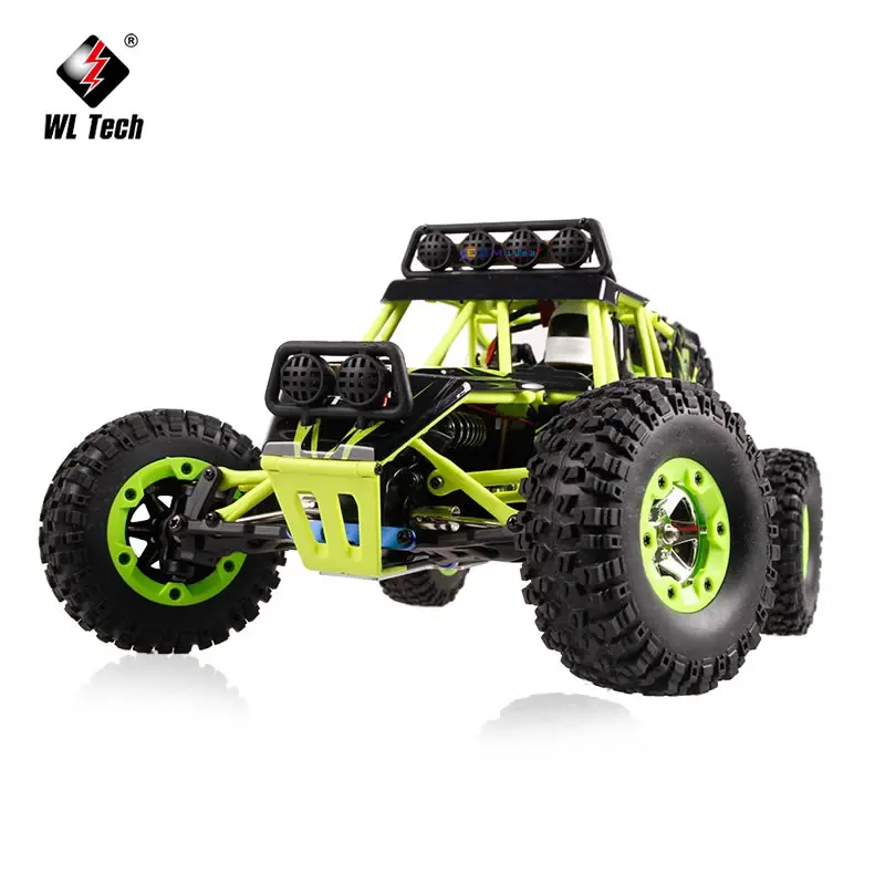 WL 12428 WLtoys 1/12 4WD RC Racing Car High Speed Off-Road Remote Control Alloy Climbing Truck LED Light Buggy Toys Kids Gift 4