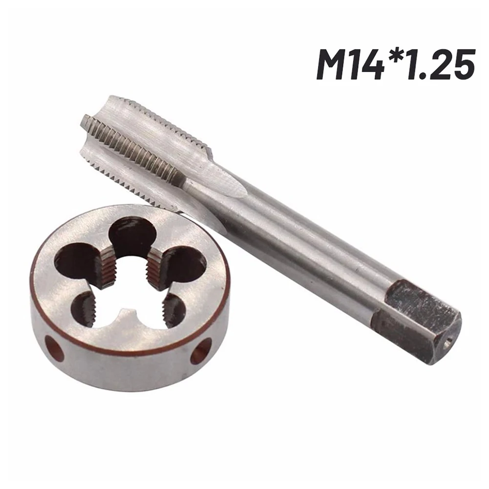 1set Left Hand Tap And Die LH Fine Thread Round Die Tap Metric Screw