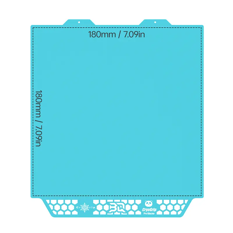 BIQU Panda Build Plate CryoGrip Pro Coating No Clog Spring Steel Double-sided for BambuLab Voron Kobra Adventurer 5M 3D Printer - Image 2