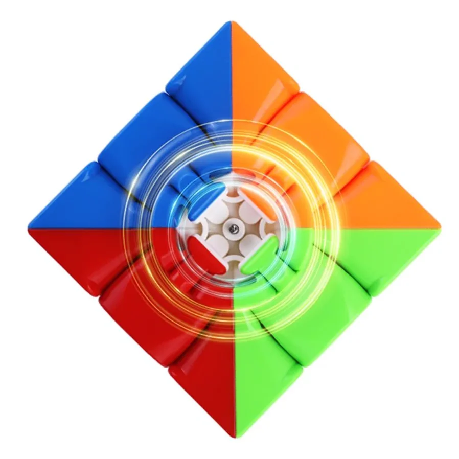 QiYi PLUS 9cm 3x3 Magnetic Magic Cube QiMeng 3x3x3 Professional 3×3 Speed Puzzle Children's Fidget Toys Speedcube Cubo Magico 5