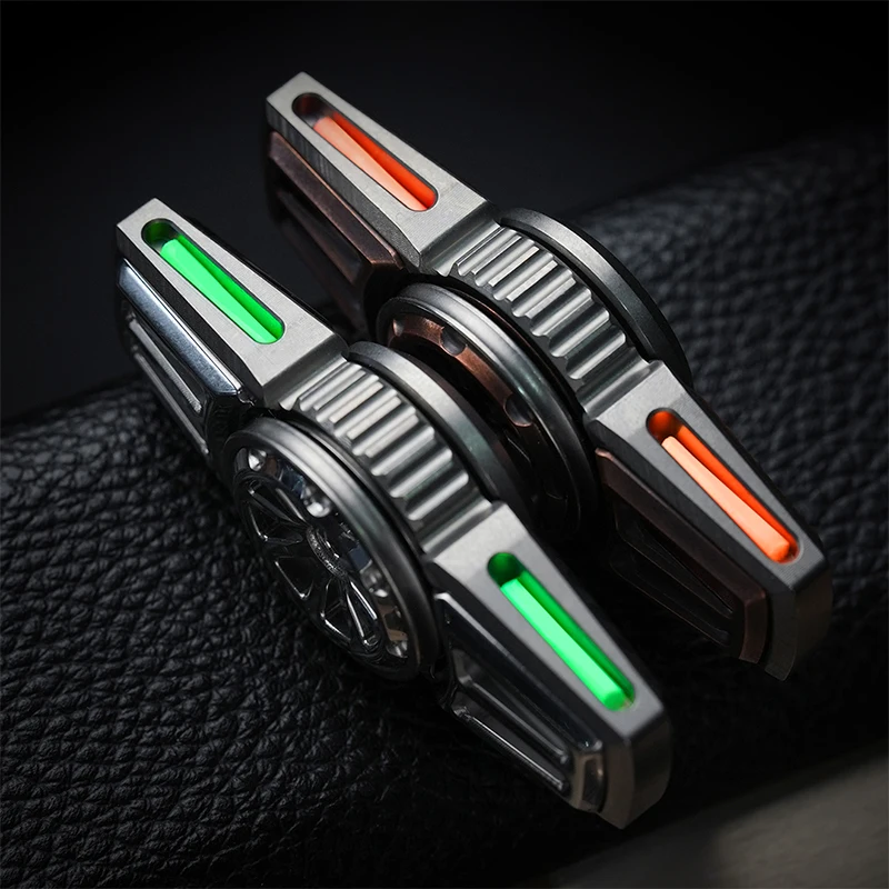

Aromatherapy titanium alloy fingertip gyroscope decompression artifact toy EDC