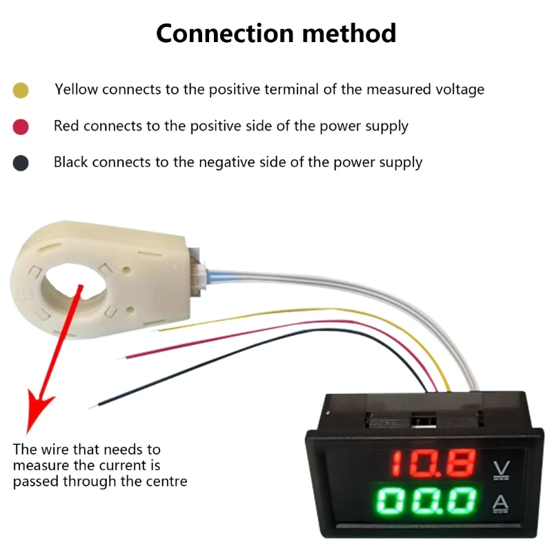 

Digital Voltmeter 50A 100A 200A 400A LED Digital Display Car Current Meter