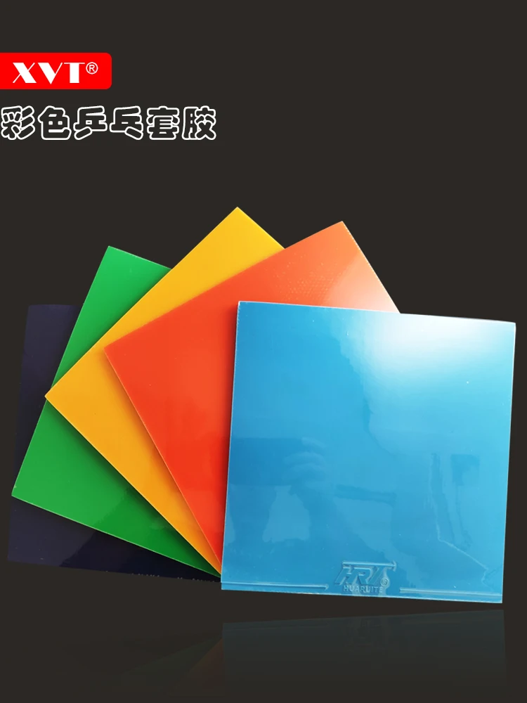 XVT 페더 소프트 컬러풀 탁구 러버 케이크 스펀지 라이트 탁구 러버 컬러 핑..