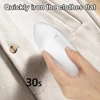 JIQI Mini Portable Electric Irons Craft Hot Fix Rhinestone Iron Clothes Garment Flatiron Travel Dry Ironing Machine Baseplate EU 5