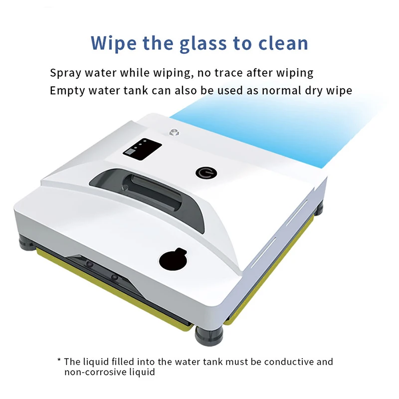 AlfaBot Window Cleaning Robot High Suction Electric Glass Window Cleaner Robot Anti-falling Remote Control Robot Vacuum Cleaner 6