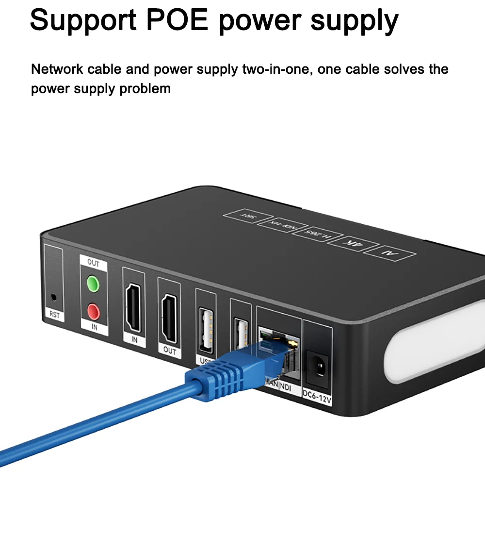 Link Pi ENC1V3P Video Codec 4K30 HDMI Encoding NDI Decoding Built-in Tally Suppo