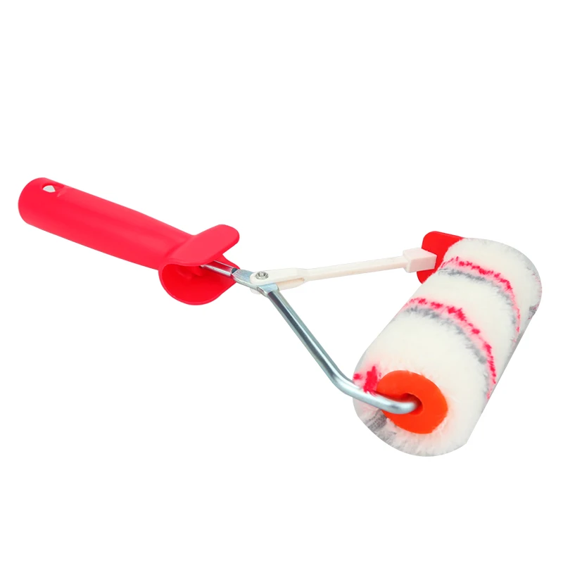 Wall Painting Brush Paint Roller Brush Trimming Paint Brush 4 Inch Multifunctional Corner Drum Brush Wall Brushes Tackle Roll Decorative Painting Tools