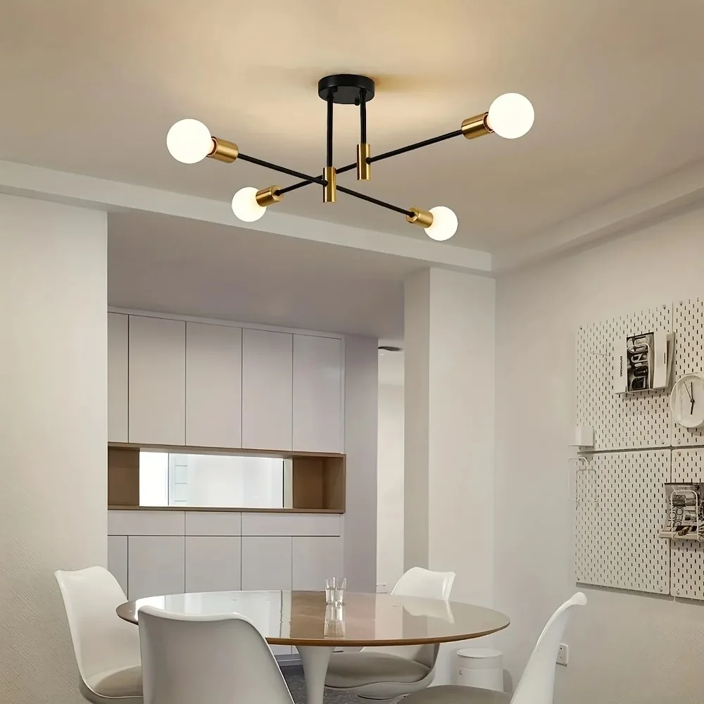 Minimalism Ceiling Light Without Bulb Modern Industrial Pendant Light for Living Room Dining Room Bedroom Kitchen Cafe