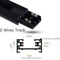 Led Track Light L-shaped Joint Box Track Light 2-wire Light Set 0.5m-1m Fast Delivery 2
