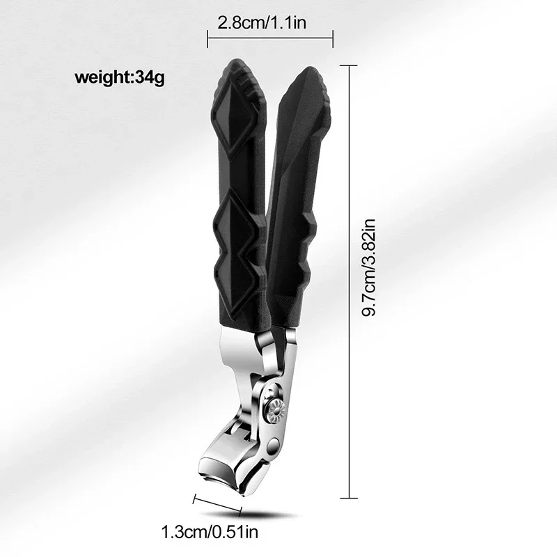 New Anti-Splash Toe Nail Clippers Large Thick Hard Special Nail Clippers Diagonal Pliers Scissors Household Manicure Tools