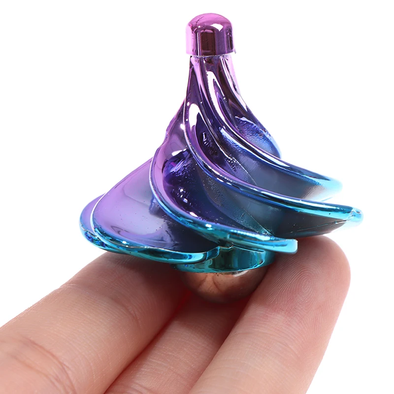 

1pcs Color Wind Blowing Gyroscope Pneumatic Gyroscope Portable Fingertip Decompression Desktop Toys Wind Blowing Rotating Gyro