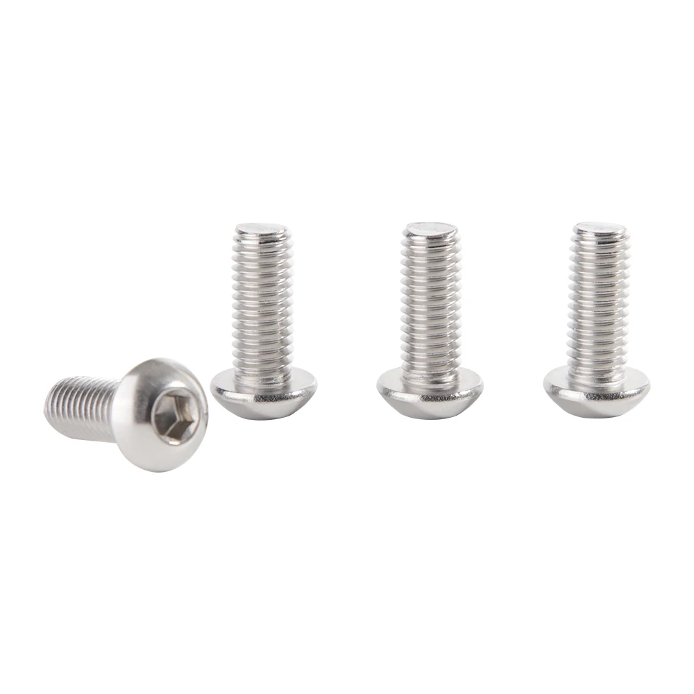 Cup Head 50 Viti A Testa Tonda Con Innesto Esagonale - Misura #8-32 X 1/4 Pollice - Acciaio Lega, Finitura Nera Viti Per Meccanica Di Precisione