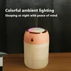 Xiaomi Mini Humidifier USB Plug Nanoscale Silent Streaming Ambient Light 330ML Mist Adjustable Portable For Car Office Household 6
