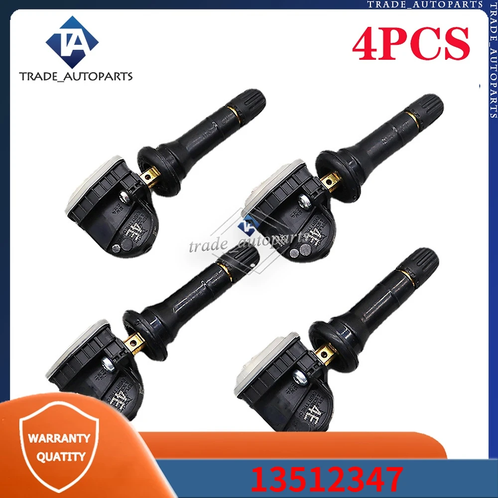 Sensore Di Pressione Dei Pneumatici Per Auto 4 Pezzi Per Cadillac Xt5 Opel Antara Karl Mokka Vauxhall Antara Mokka Chevrolet Volt Tpms Sensor 13512347