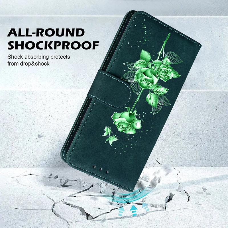 Elegant Leather Wallet Stand Case - Premium Flip Cover